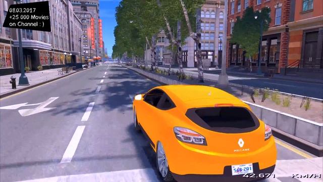 Renault Megane Coupe - GTA IV 2160p / ? 4K / 60FPS ? GTX 1080 _REVIEW смотреть онлайн
