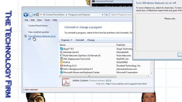 Enabling Telnet Client in Windows 7 смотреть онлайн