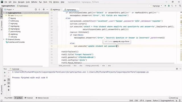 Professional Login and Registration System With MySQL Using Python смотреть онлайн
