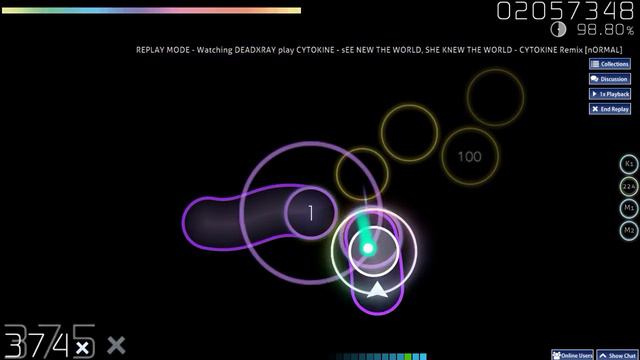 OSU! #7 See new the world, she knew the world - CYTOKINE S - 99.40% смотреть онлайн