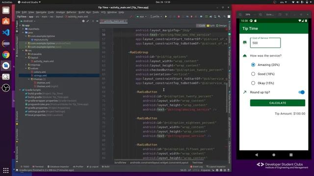 #2 Build a Tip Calculator App in Kotlin | Second Session | Native Android Tutorial смотреть онлайн