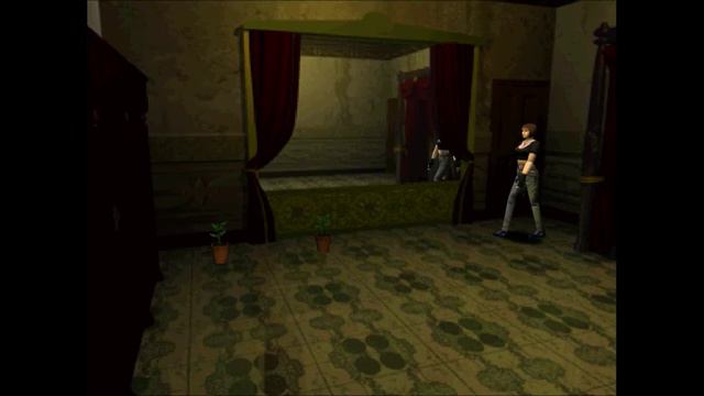 Resident Evil 1 PC (1996) - How To Enter The Closet [Jill Outfits Showcase]
