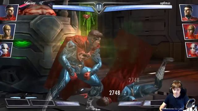 ОБЗОР НЕПОБЕДИМОГО INJUSTICE 2 ОТРЯДА В ИГРЕ INJUSTICE MOBILE