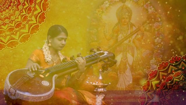 Aigiri Nandini Stotram | Mahishasura Mardini Stotram | महिषासुर मर्दिनी स्तोत्र | Veena | Dhanya