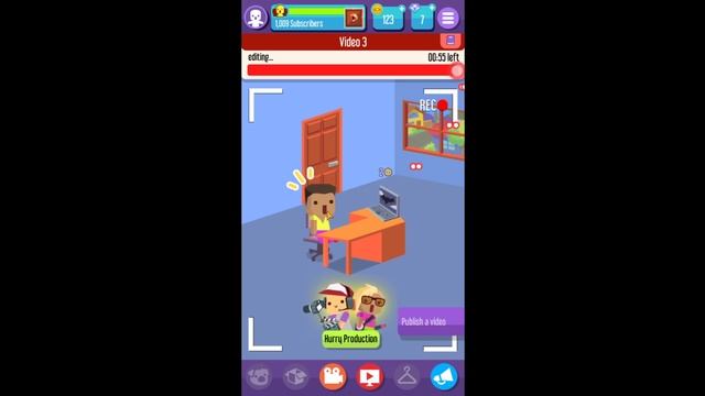 Vlogger Go Viral - Tuber Game - Gameplay Walkthrough Part 1 (iOS, Android)