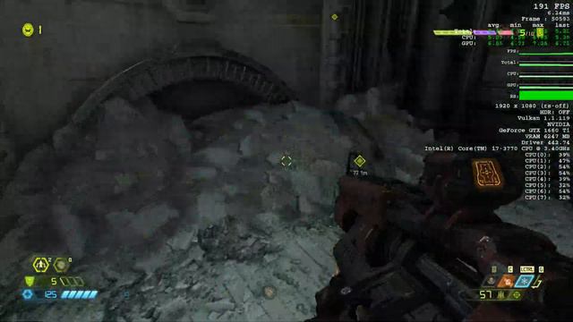DOOM Eternal - GTX 1660 Ti - i7 3770 - Ultra Nightmare Settings - 1080p смотреть онлайн