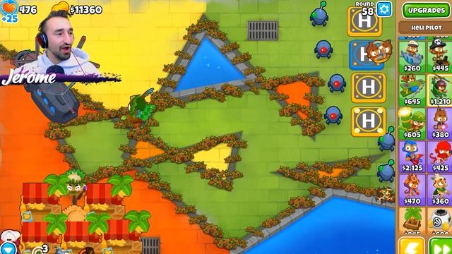 Bloons TD 6 - 4-Player Healing Towers ONLY Challenge | JeromeASF смотреть онлайн
