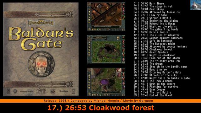 BALDURS GATE 1 OST [Full] Game Soundtrack смотреть онлайн