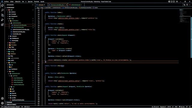 7 - CRUD Permisos - Tienda Online con Laravel 9 смотреть онлайн