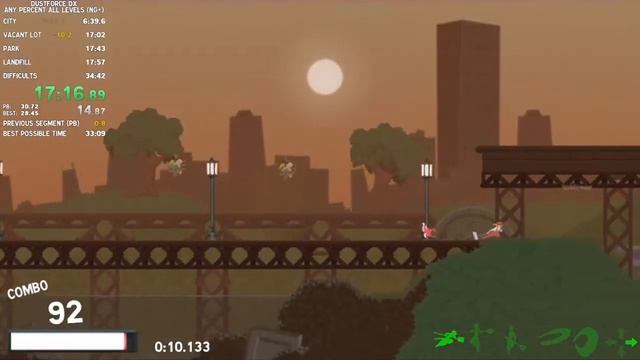 Dustforce DX • Any% All Levels (NG+) • 34:23 смотреть онлайн