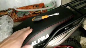 Новый мопед Альфа 2019 110см³ | Alpha ZS-50C | Как снять сиденье | БЛИЦ