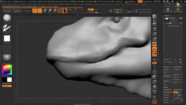 Zbrush Quick Sketch - T-Rex смотреть онлайн