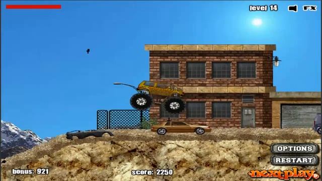 Monster Truck Demolisher | Full Game Walkthrough | FREEGAMES66 смотреть онлайн