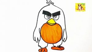 Энгри Бердс. Angry Birds.Раскраска для детей. Как нарисовать Энгри Бердс.