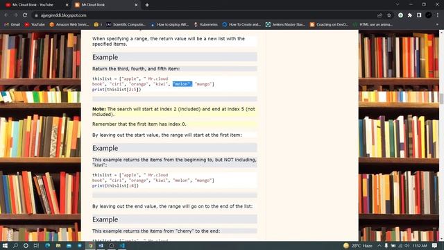 Python data types | LIST (with examples;)| Telugu смотреть онлайн