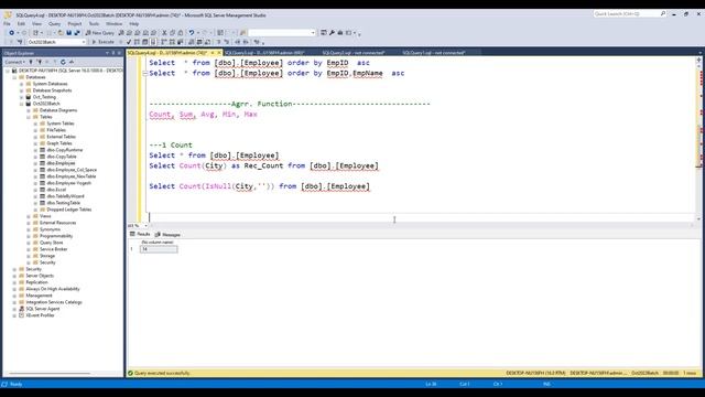 Class - 3 | Data Science | SQL | Group By | Order By | Aggregate Functions | Having | Nulls смотреть онлайн