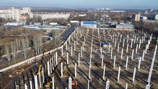 Новый тракторный завод Ростсельмаша: ход строительства, декабрь 2021 г. смотреть онлайн