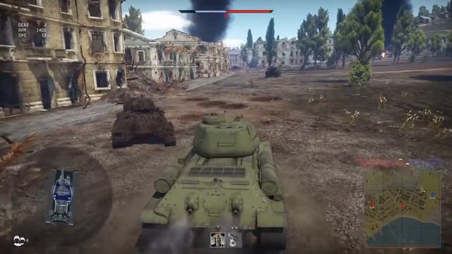 ISU-152&T-34-85 Gameplay||Warthunder смотреть онлайн