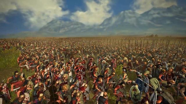 Divide Et Impera Massive Cinematic Battle: 7K Roman Vs 18K Barbarian. With Real Tactics!