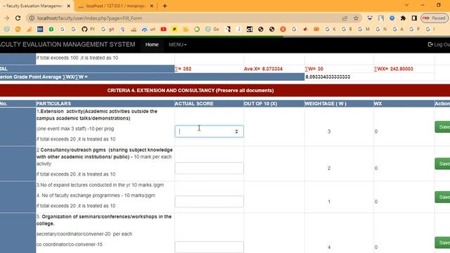 Faculty Evaluation System in PHP смотреть онлайн