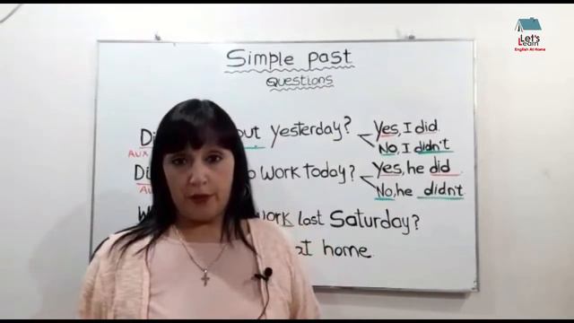 Learn the Simple Past tense (Making questions) смотреть онлайн