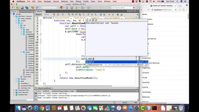 Oracle JET - Lesson 2 - Part 4: Data Sources смотреть онлайн