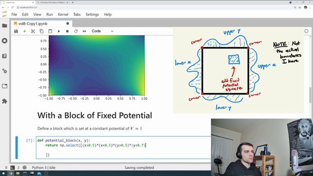 Laplace's Equation with Arbitrary Boundary Conditions in PYTHON смотреть онлайн