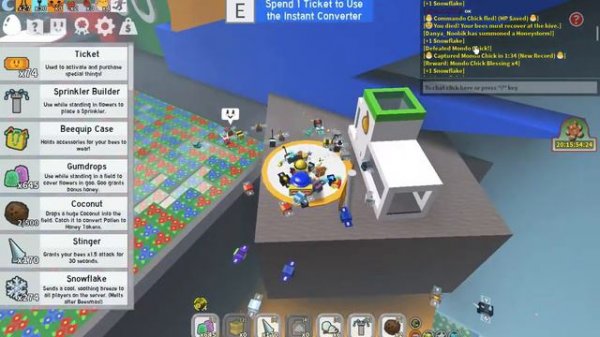 Би сварм. Новый мировой рекорд побеждения Мондо Чик. Bee swarm. New record on capturing Mondo Chick