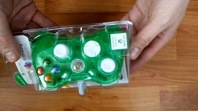 Controller MICROSOFT Xbox 360, Rock Candy Aqualime - Unboxing смотреть онлайн