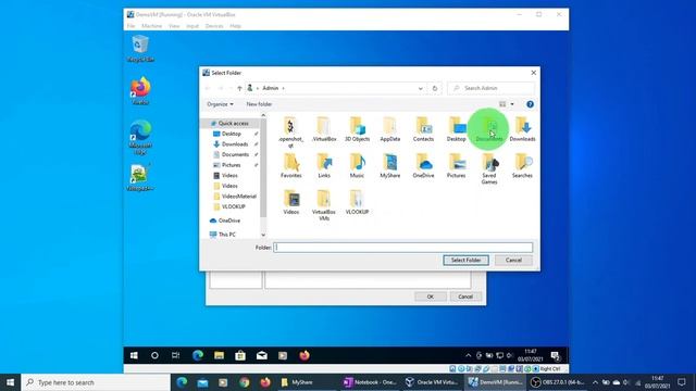 How To Share Files Between Windows VM and Host Machine using VirtualBox Shared Folders смотреть онлайн