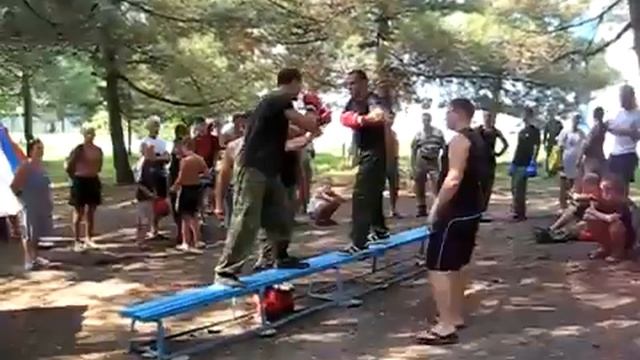 Кулачный бой на бревне 2010 - Tournament On Fisticuffs On Log