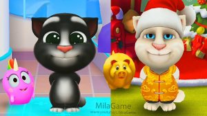 МОЙ ГОВОРЯЩИЙ ТОМ 2 #60 друзья Анджела Ухаживаем за питомцем #Том_2 #Том