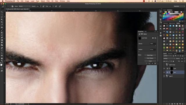 Looper Movie Poster Photo Manipulation Tutorial | Creative Ideas | Photoshop CC 2017 смотреть онлайн