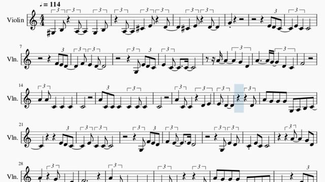 Violin Sheet Music: How to play Baby It's Cold Outside (Male Part) by Idina Menzel & Michael Buble смотреть онлайн