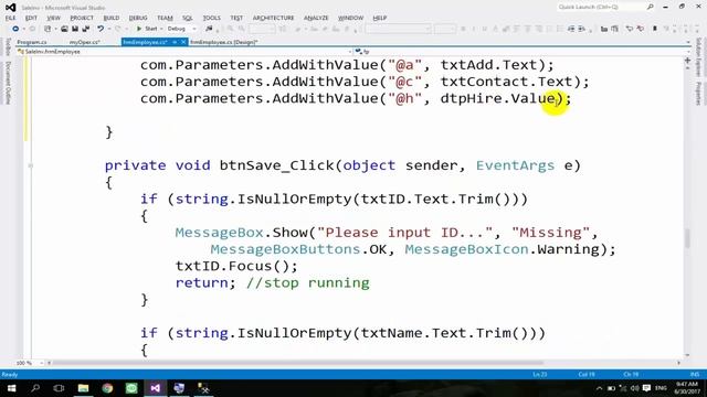 C# Tutorial - How to call procedure in SQL to C# [ Part XII ] | C# Programming смотреть онлайн