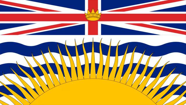 Bandeira da Colúmbia Britânica - Canadá смотреть онлайн