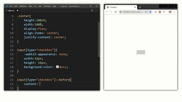 How to customize a checkbox with just HTML and CSS смотреть онлайн