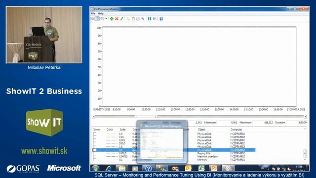 ShowIT 2011 - SQL Server -- Monitoring and Performance Tuning Using BI - Miloslav Peterka смотреть онлайн