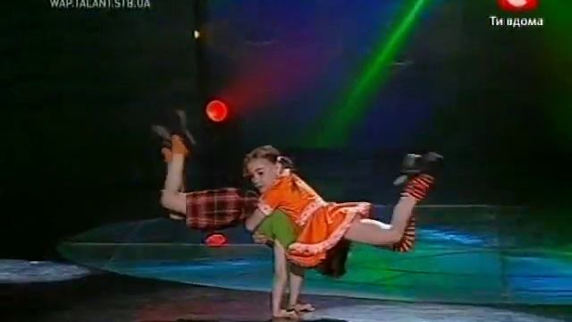 Карина и Юра - акробатический номер (ФИНАЛ) смотреть онлайн