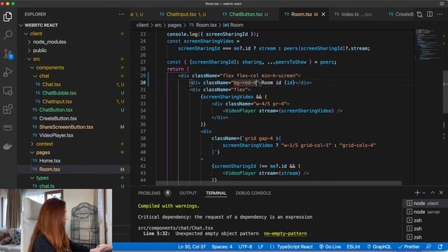WebRTC tutorial: Create a chat - part 1, UI components смотреть онлайн