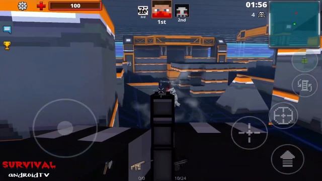 Pixel Strike 3D - FPS Shooter Android Games - Gameplay Walkthrough (Android, iOS) Part 1 смотреть онлайн