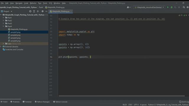 Matplotlib Graphic Plotting Tutorial with Python - [ Pyplot Plotting ] - 5/13 смотреть онлайн