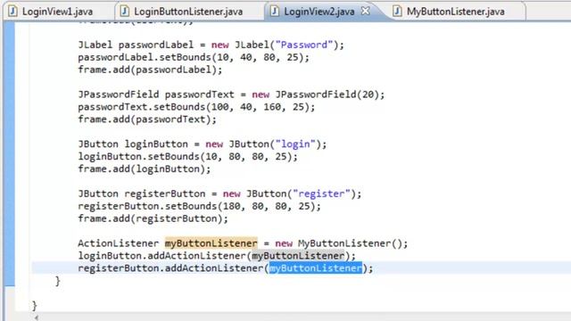 Haciendo funcionar los botones usando Listeners. Video Tutorial 4 de Java Swing en Español смотреть онлайн