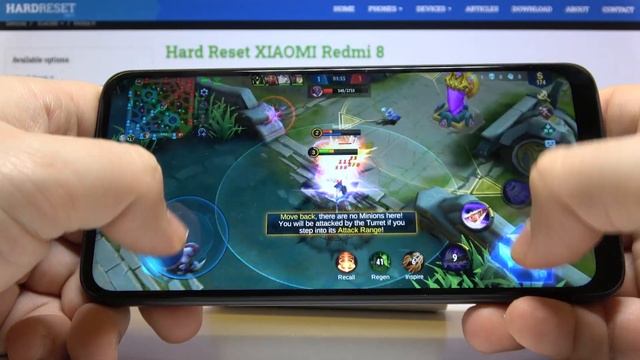 Mobile Legends on XIAOMI Redmi 8 – Game Test смотреть онлайн