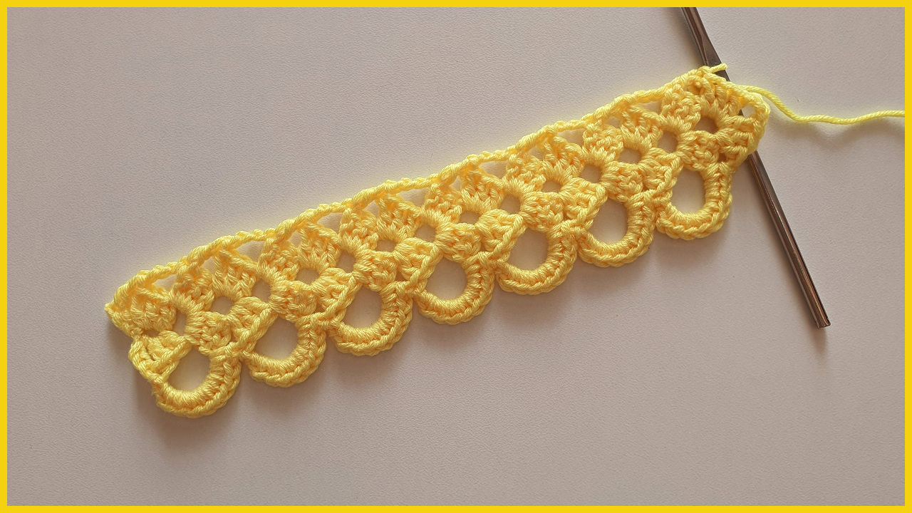 Ленточное кружево. Вязание крючком / Simple Crochet Ribbon Lace