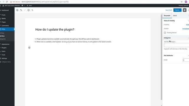 How To Add Faq Item For 'Faq Manager With Structured Data WordPress Plugin' смотреть онлайн