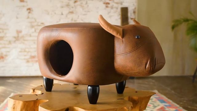 Домик-пуфик Бык - прекрасный выбор для любых апартаментов от Puffiture смотреть онлайн