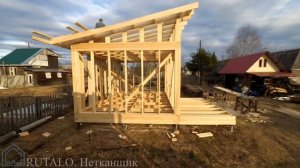 СНТ "Нетканщик". Дачный домик 4х6