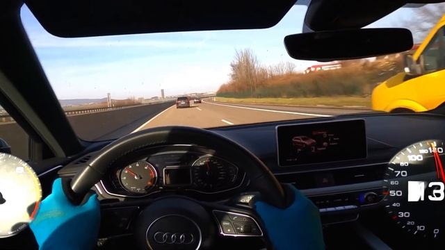 Audi A4 45TFSI Quattro Top Speed? смотреть онлайн