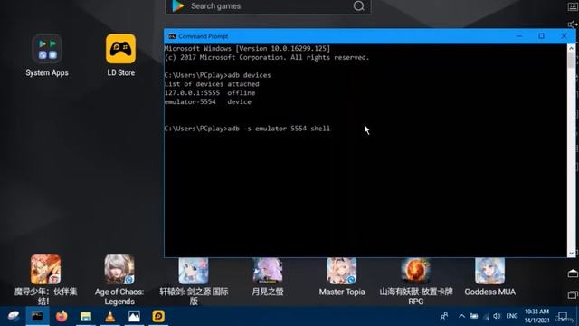 4 How to use adb to connect to LDplayer android emulator смотреть онлайн
